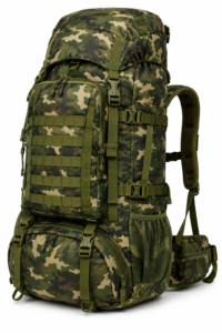 70+10L Outdoor Survival Tactical Backpack – Camouflage Trekking Bag Manufacturer