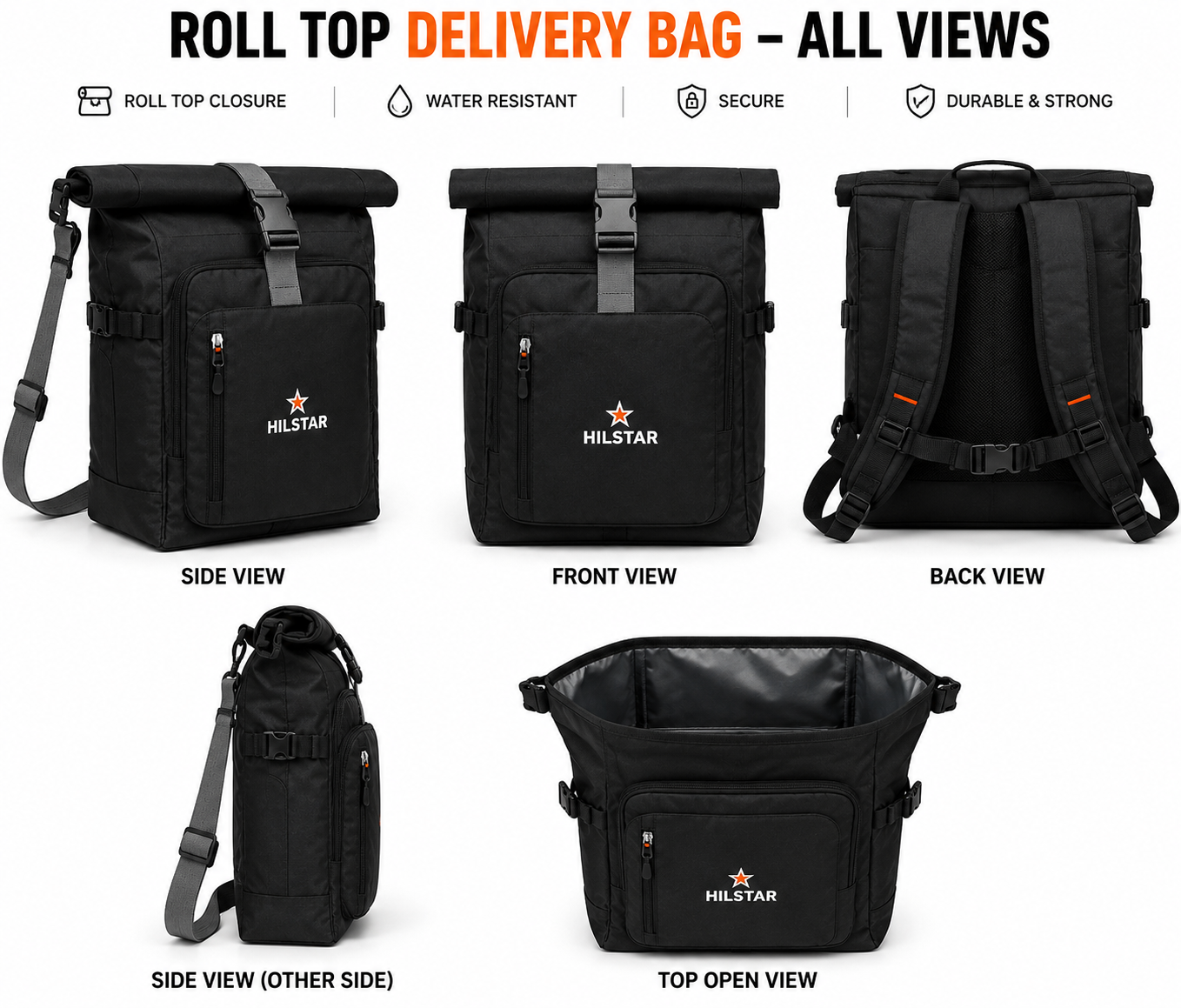 RollX Waterproof Delivery Bag - Image 2