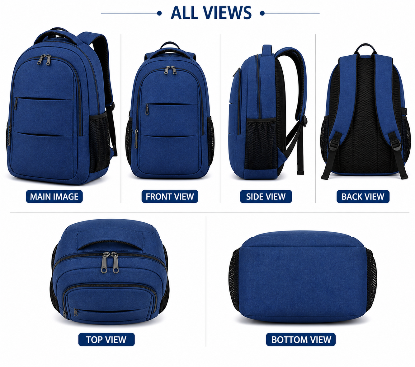 Nylon – Waterproof Backpack for Men - Image 2