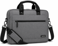 Executive Waterproof Nylon Office Laptop Bag - Light Grey