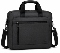 Executive Waterproof Nylon Office Laptop Bag - Dark Grey