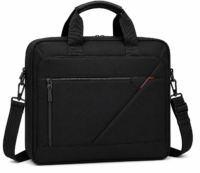 Executive Waterproof Nylon Office Laptop Bag - Black