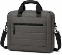 Executive Waterproof Nylon Office Laptop Bag - Grey