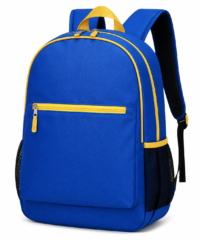 Waterproof Nylon School Backpack – Royal Blue