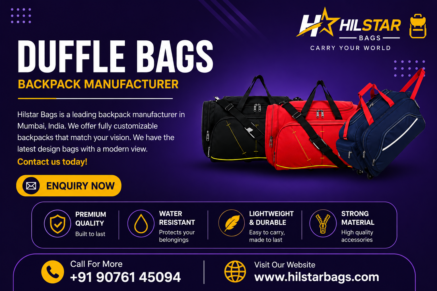 Duffle bags