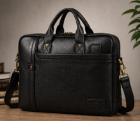 Executive Leather Laptop Briefcase