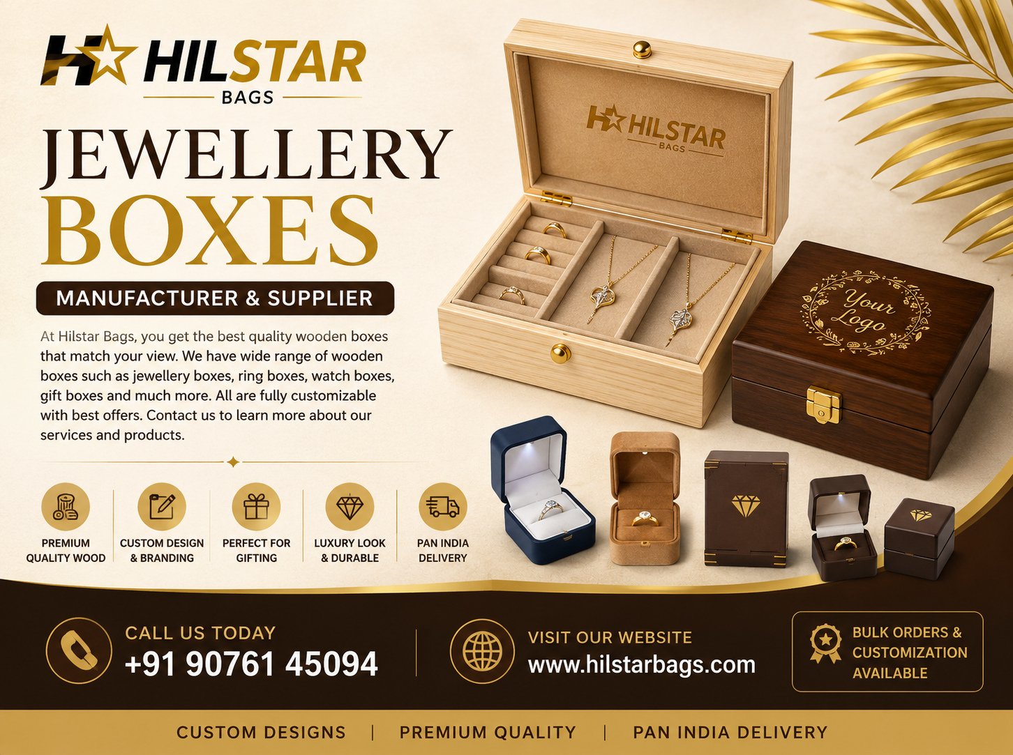 Jewellery Box Manufacturer & Supplier